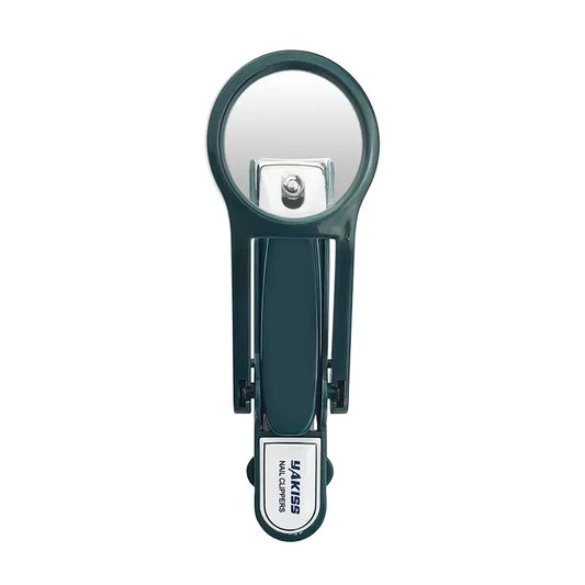 Stainless Steel Nail Clippers with Magnifying Glass - Perfect for Seniors and Kids!