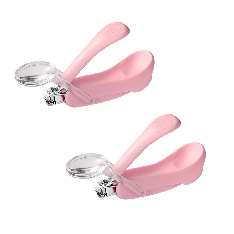 Safe & Easy Infant Nail Clippers with Magnifier - Perfect for Kids!