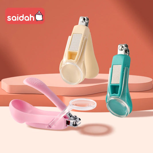Safe & Easy Infant Nail Clippers with Magnifier - Perfect for Kids!