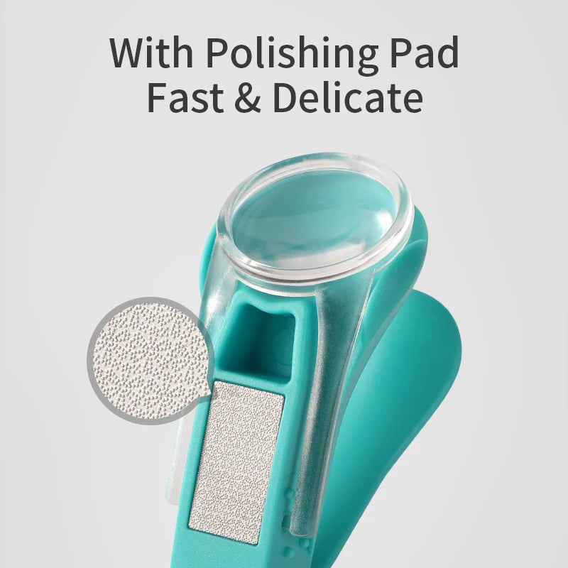 Safe & Easy Infant Nail Clippers with Magnifier - Perfect for Kids!