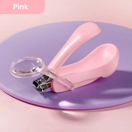 Safe & Easy Infant Nail Clippers with Magnifier - Perfect for Kids!