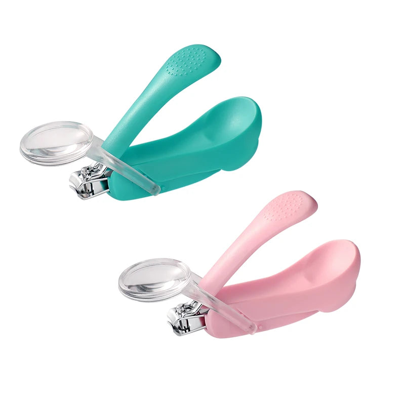 Safe & Easy Infant Nail Clippers with Magnifier - Perfect for Kids!